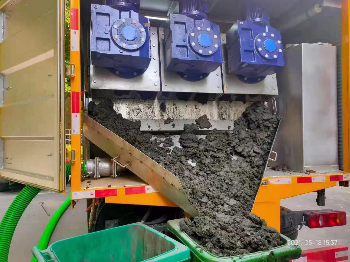 头屯河化粪池清掏城市维护站-泥浆净化干湿分离处理